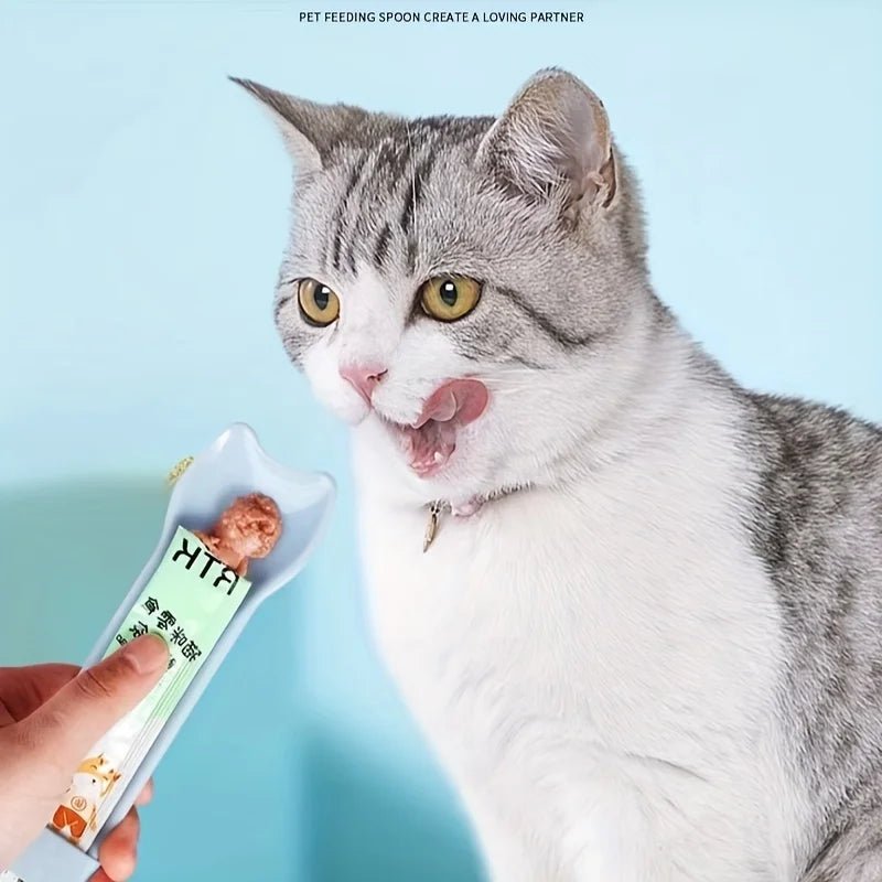 CatSpoonFeeder™ - Bleu - Naatlo