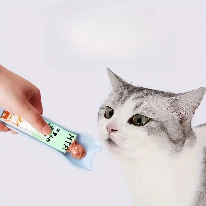 CatSpoonFeeder™ - Bleu - Naatlo